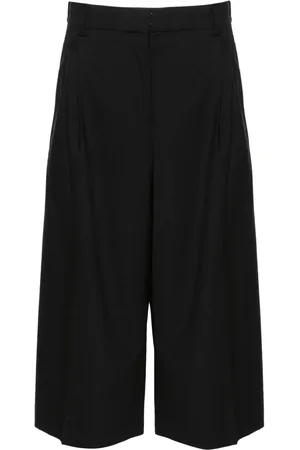 Kenzo Pantalon court Solid à taille haute