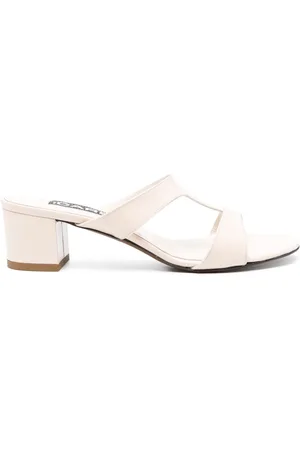 Carel Mules Pyramide 45 mm en cuir
