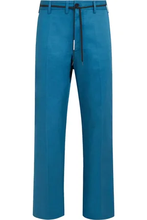 Marni Pantalon droit à taille nouée