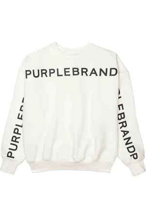 Purple Brand Sweat en coton à logo imprimé