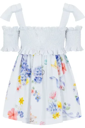 Lapin House Robe froncée à fleurs