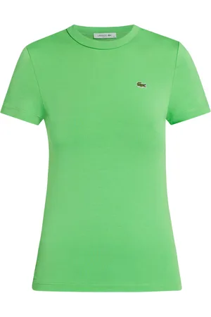 Lacoste T-shirt en coton biologique à logo appliqué