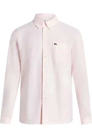 Lacoste Chemise en coton à logo appliqué