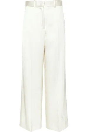 Jil Sander Pantalon palazzo à taille haute