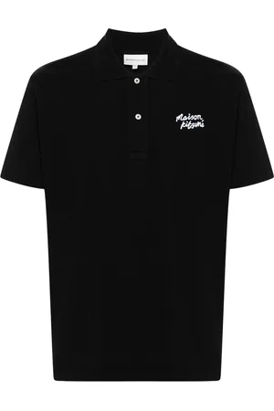 Maison Kitsuné Polo Handwriting à logo brodé