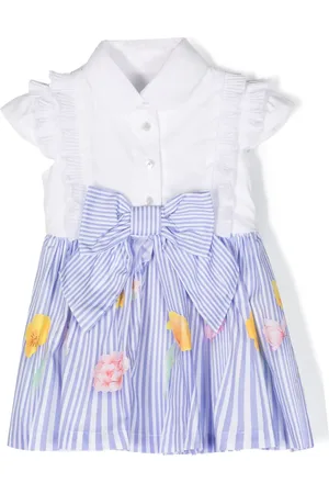 Lapin House Robe rayée à volants