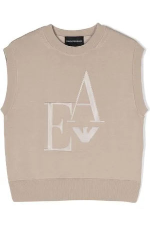 Emporio Armani Veste à logo en jacquard