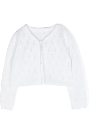 Lapin House Cardigan en maille pointelle