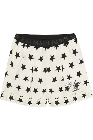 Balmain Short imprimé en coton