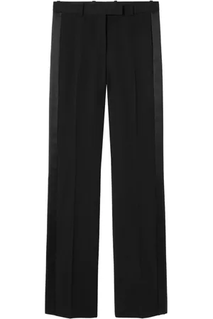 VERSACE Pantalon en laine vierge à coupe droite