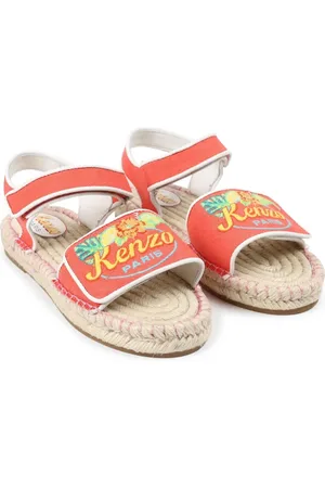 Kenzo Sandales à logo brodé