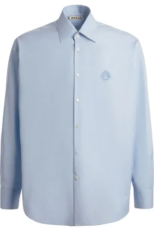 Bally Chemise en coton à logo brodé