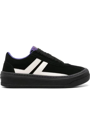Lanvin X Future baskets en daim à empiècements