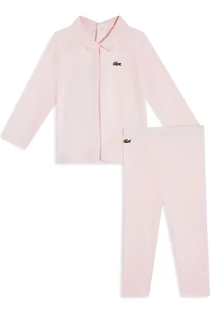 Lacoste Ensemble chemise-pantalon à appliqué logo