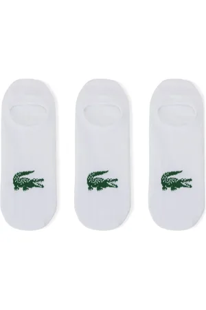 Lacoste Lot de trois paires de chaussettes à logo jacquard