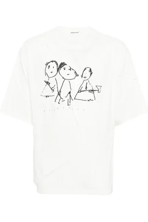 UNDERCOVER T-shirt à imprimé cartoon