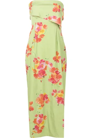 Isolda Robe-bustier Poppy Dream à fleurs