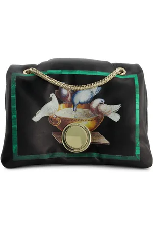 Giambattista Valli Sac porté épaule Love Birds en cuir