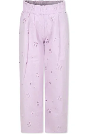 Molo Pantalon Ami à broderie anglaise