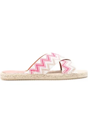 Missoni Espadrilles ouvertes à motif zig-zag