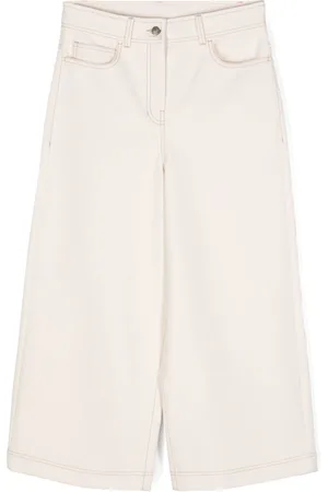 Moncler Pantalon en coton à logo brodé