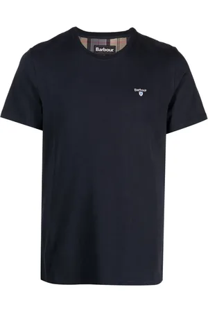 Barbour T-shirt en coton à logo brodé