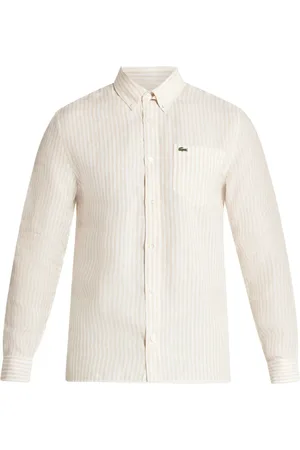 Lacoste Chemise rayée en lin