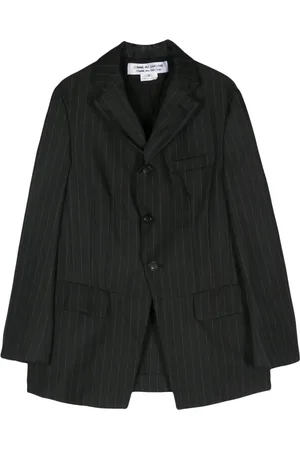 Comme des Garçons Blazer boutonné à fines rayures