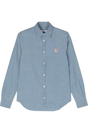 Maison Kitsuné Chemise en coton à patch Fox Head