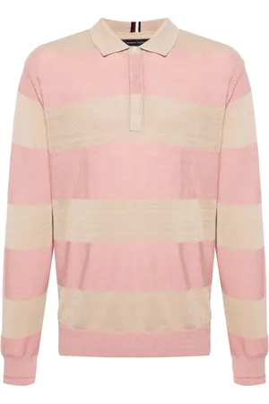 Tommy Hilfiger Polo rayé en maille nervurée