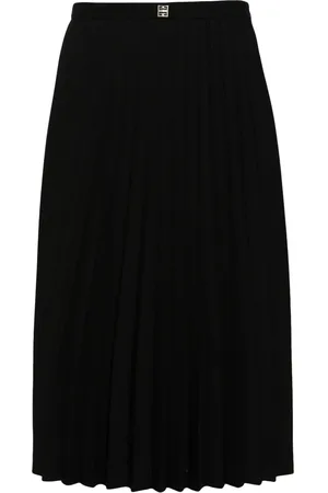 Givenchy Jupe mi-longue à design plissé