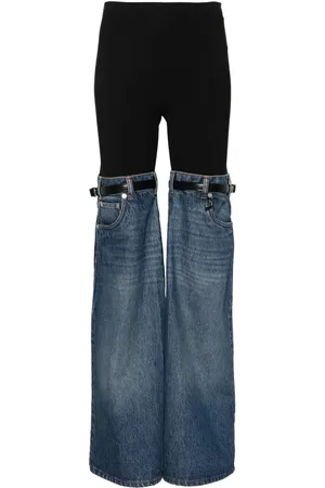COPERNI Jean Hybrid à empiècements en jean
