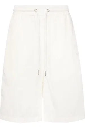FIVE CM Short en coton à logo brodé