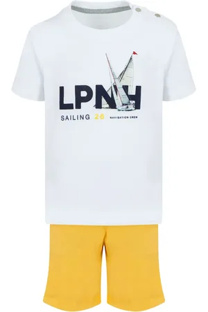 Lapin House Ensemble haut-short à logo imprimé