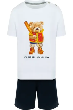 Lapin House Ensemble-short à logo