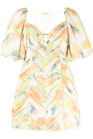 Acler Robe courte Matthew à imprimé aquarelle