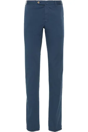 PT Torino Pantalon chino slim à plis marqués