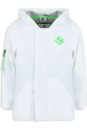 Lapin House Imperméable à logo brodé