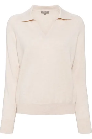 N.PEAL Cardigan à col polo