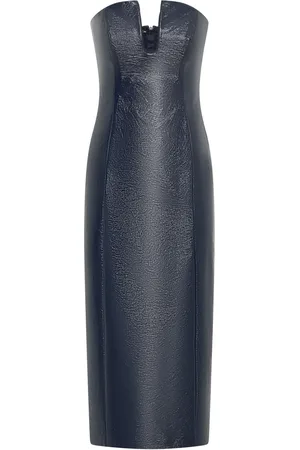 Nicholas Robe mi-longue Katherine en cuir artificiel