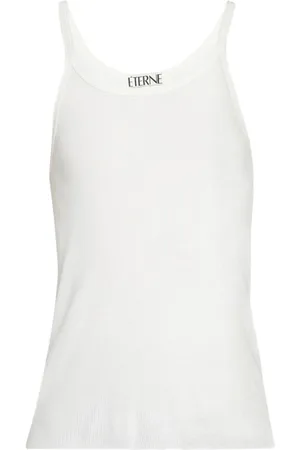 ÉTERNE Débardeur en coton à design nervuré