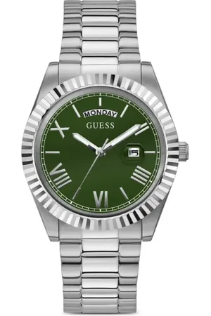 Guess Montre à quartz 42 mm en acier inoxydable