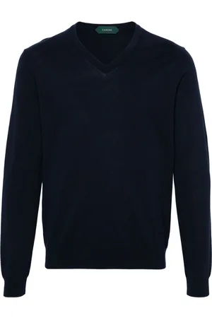 ZANONE Pull en coton à col v