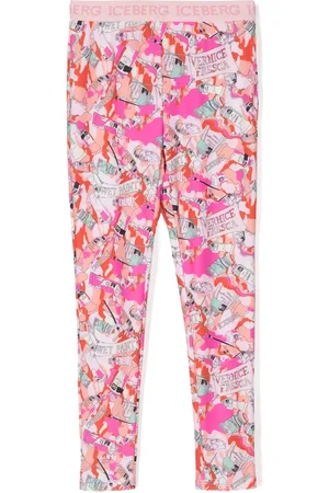 Iceberg Legging imprimé à taille à logo