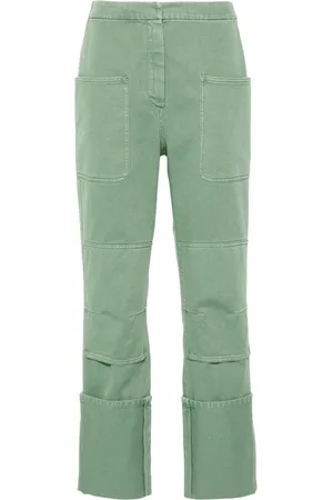 Max Mara Pantalon en coton à coupe slim