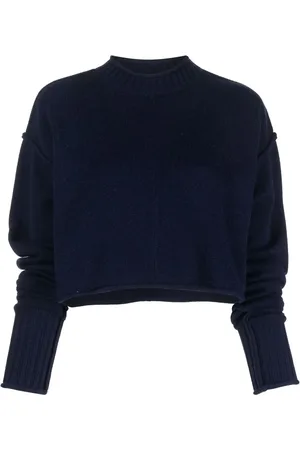 Sportmax Pull crop en maille nervurée