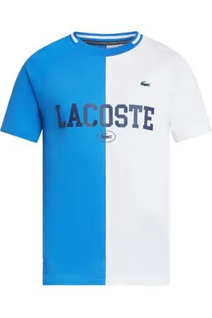Lacoste T-shirt bicolore à logo imprimé