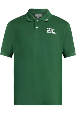 Lacoste Polo à slogan brodé