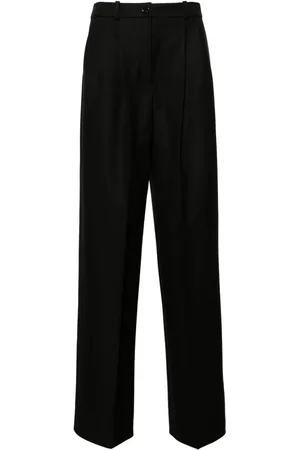 HUGO BOSS Pantalon en laine vierge à plis