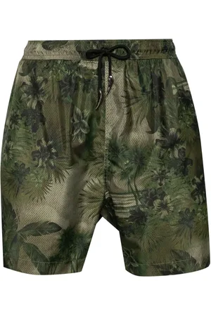 Roberto Cavalli Short de bain à imprimé camouflage